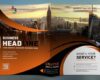 Modern Corporate Bi Fold Brochure Design Template PSD – GraphicsFamily
